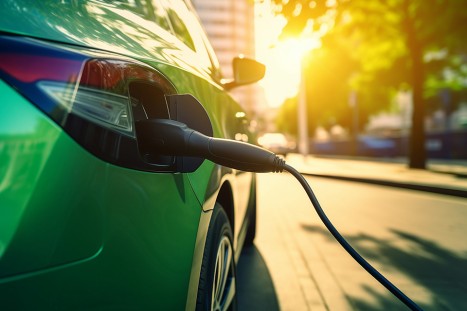 Elektroauto beim laden